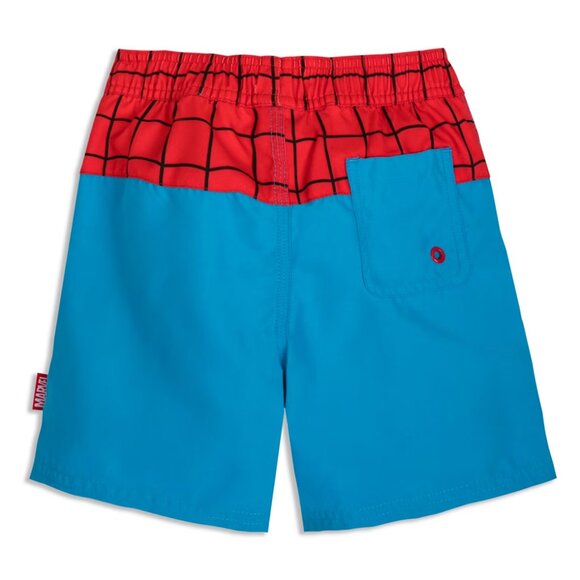 NEW Disney Store Marvel Spiderman Swimsuit Swim Trunks Board Shorts Suit 5/6 6 - Picture 3 of 6